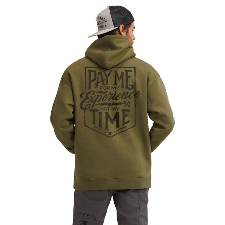 HOODY PAY ME - GRN